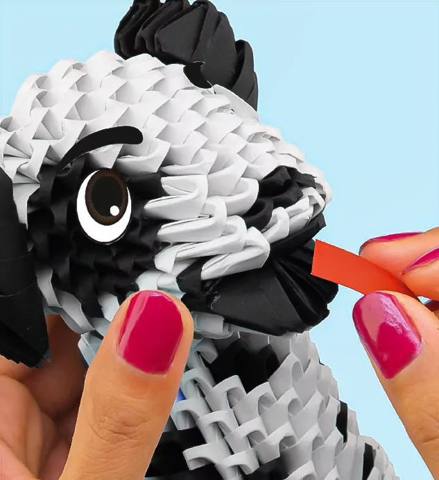 Origami 3D dalmatyńczyk/dalmatian - tantis.pl