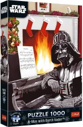 Puzzle 1000 Święta z Darth Vader TREFL