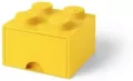 LEGO(R) pojemnik klocek z szufladą czwórka żółty - tantis.pl
