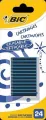 Naboje do piór niebieskie 24 sztuki BIC - tantis.pl