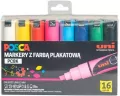 Markery plakatowe PC-8K 16 kolorów POSCA UNI - tantis.pl