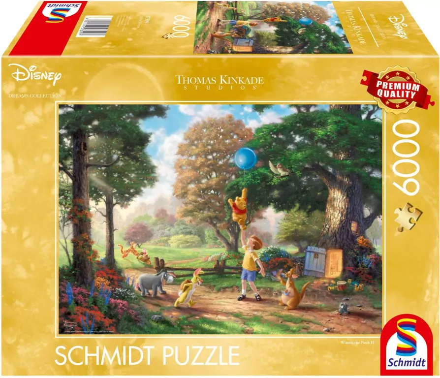 Puzzle 6000 PQ T.Kinkade Kubuś Puchatek 112336 - tantis.pl