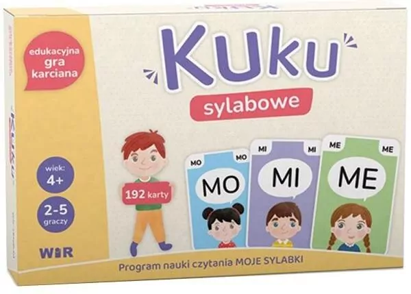 Kuku sylabowe. Edukacyjna gra karciana - tantis.pl