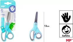 Nożyczki szkolne dla leworęcznych 13cm niebieskie