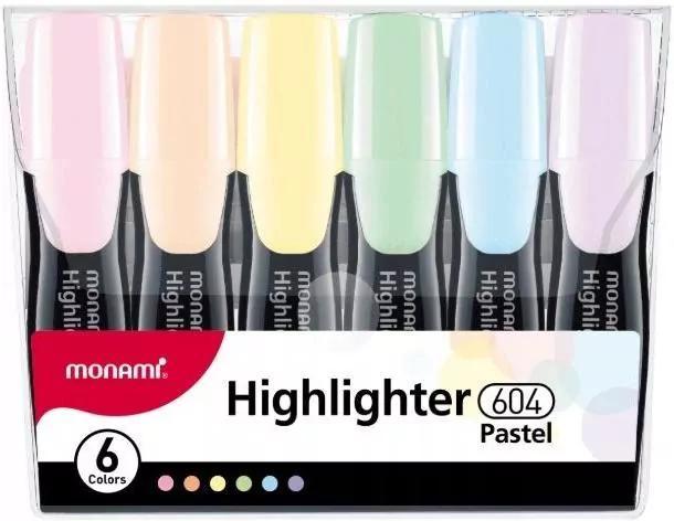Zakreślacz 604 Pastel MONAMI - tantis.pl