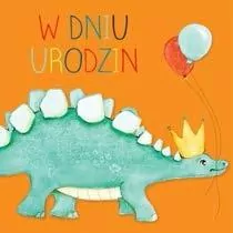 Karnet kwadrat. Urodziny. Dinozaur - tantis.pl