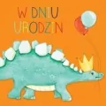 Karnet kwadrat. Urodziny. Dinozaur - tantis.pl
