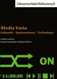 Media Varia. Jednostki Społeczeństwa... - tantis.pl