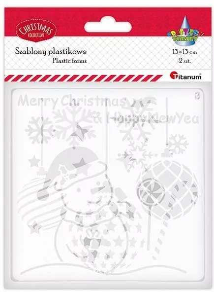 Szablony plastikowe 130x130mm - tantis.pl