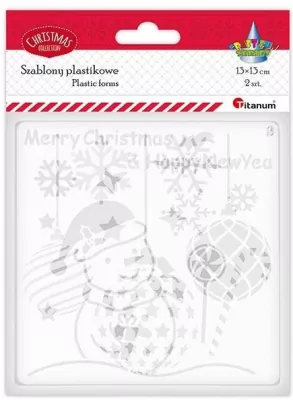 Szablony plastikowe 130x130mm