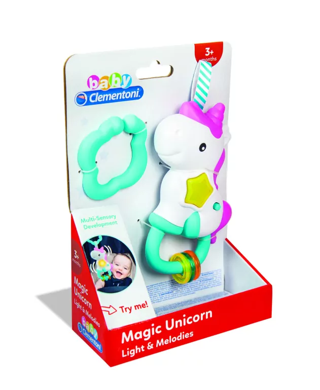 Interaktywna grzechotka Jednorożec - tantis.pl