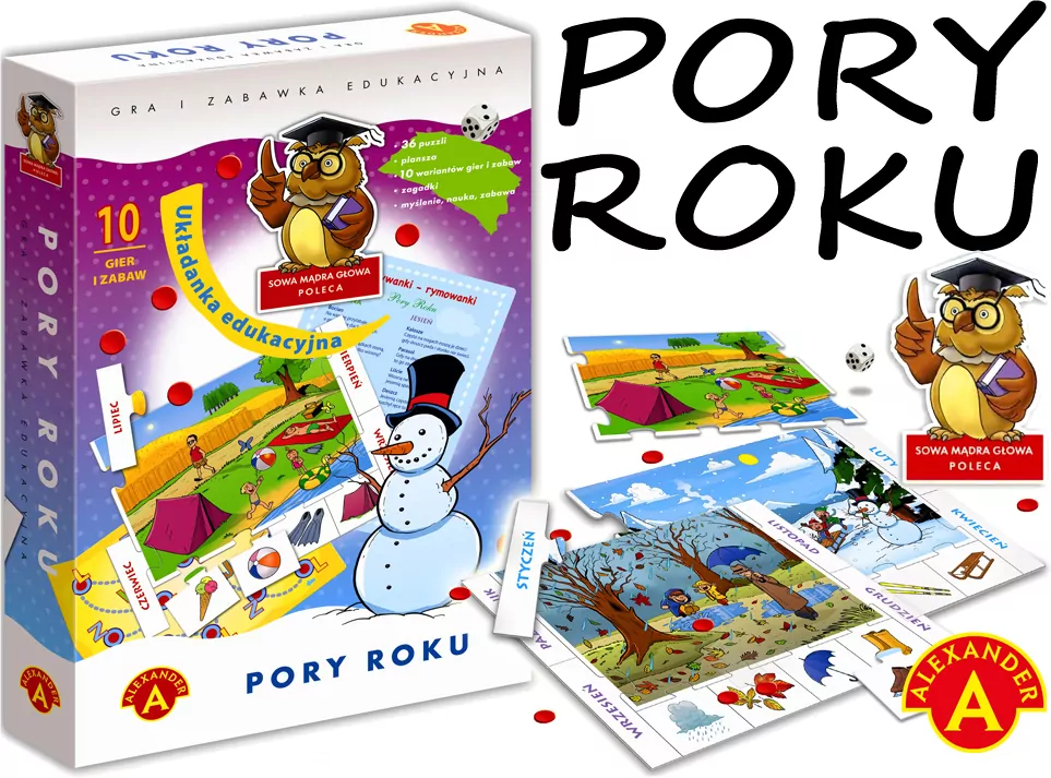 Pory roku. Gra edukacyjna - tantis.pl