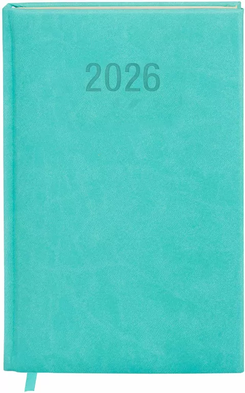 Kalendarz 2026 A6 Colorfix TDW turkusowy - tantis.pl