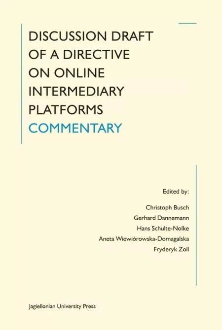 Discussion Draft of a Directive on Online... - tantis.pl