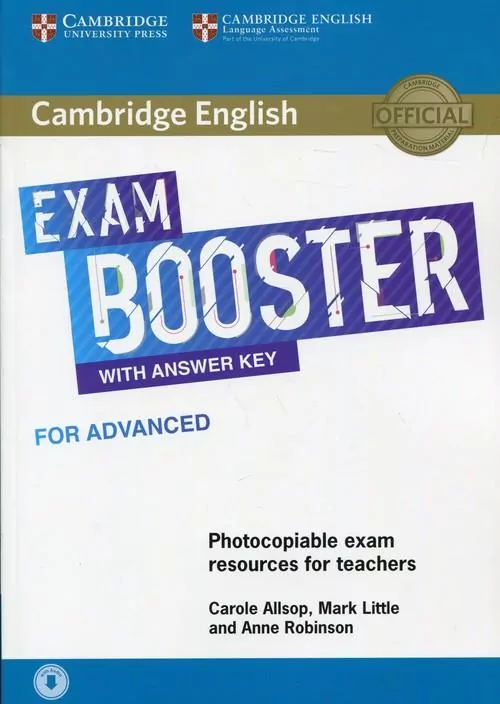 Cambridge English Exam Booster with answer key for advanced - tantis.pl