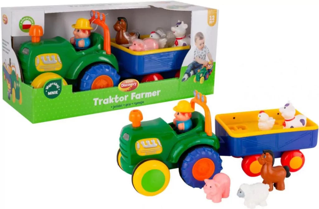 Traktor farmer. Jeździ, gra, rymuje - tantis.pl