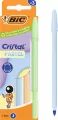 Długopis Cristal Pastel 1mm niebieski 3szt BIC - tantis.pl