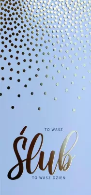 Karnet okolicznościowy. Ślub. YEKU