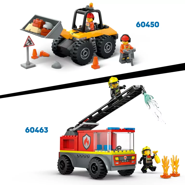 LEGO® Czerwony traktor z przyczepą i owcą 60461 - tantis.pl