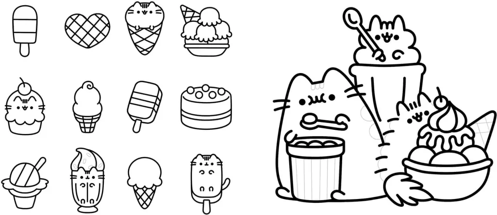 Słodka minikolorowanka Pusheen - tantis.pl