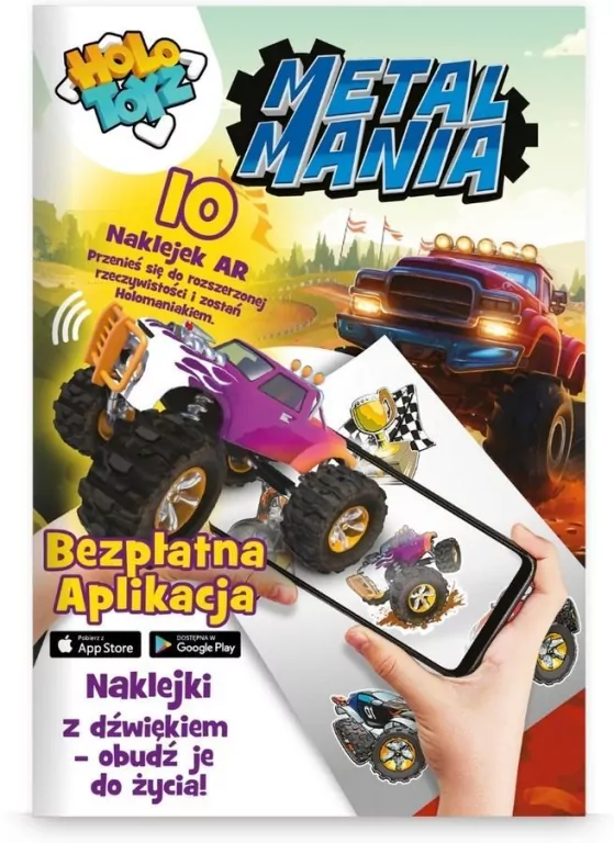 Naklejki dla dzieci AR Metal Mania - tantis.pl