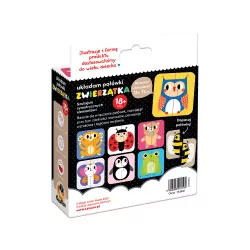 CzuCzu. Zwierzątka. Układam połówki. 2x8 elementów