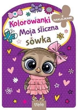 Moja śliczna sówka. Kolorowanka z wykrojnikiem - tantis.pl