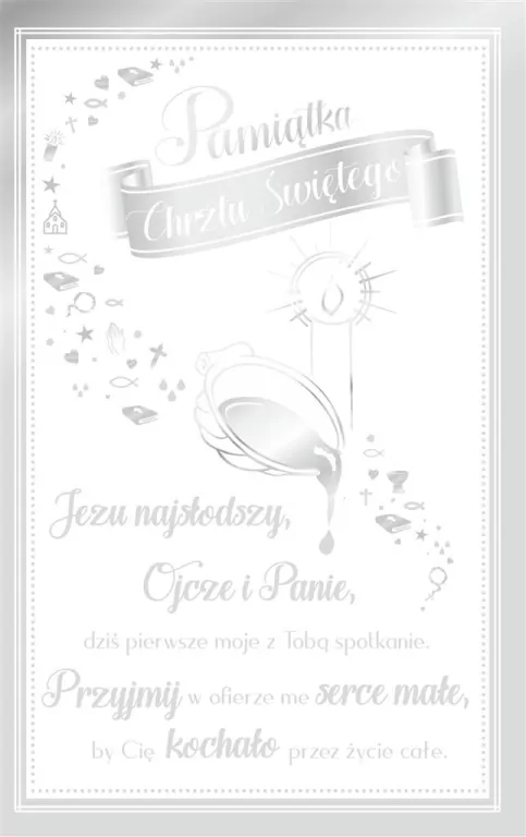 Kartka okolicznościowa. Chrzest. CH08 - tantis.pl