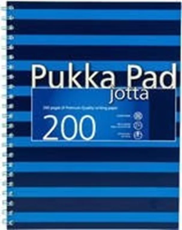 Kołozeszyt Pukka Pad A4 Project Book Neon dots niebieski - tantis.pl