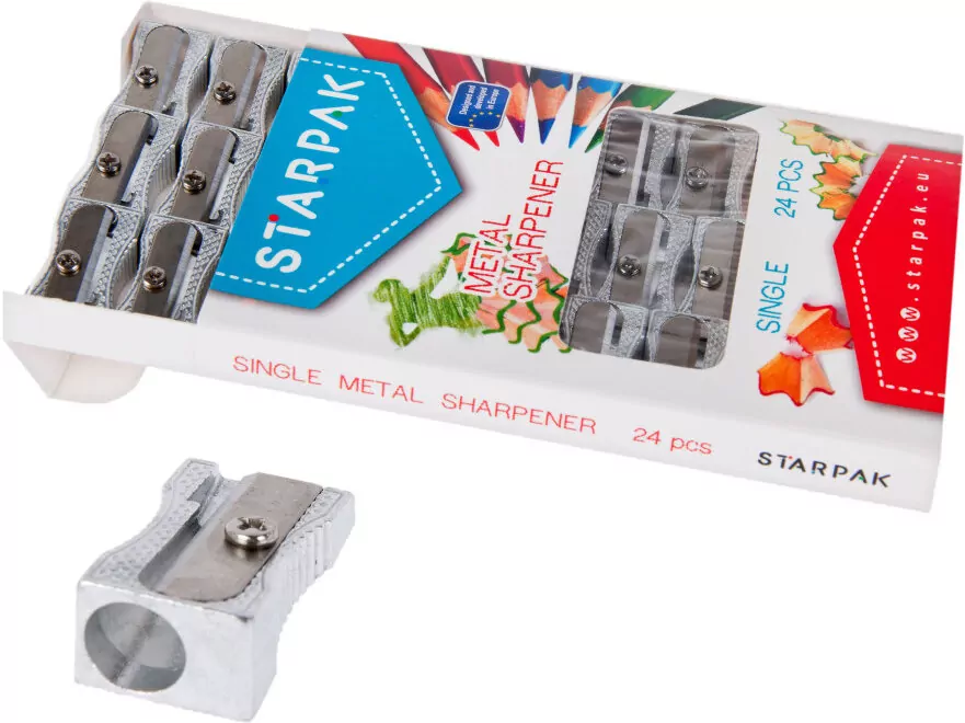 Temperówka szkolna metalowa p24 STARPAK,cena za - tantis.pl