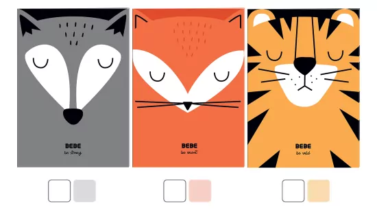 Zeszyt BB Friends Boys. B6/32K gładki. 10 sztuk