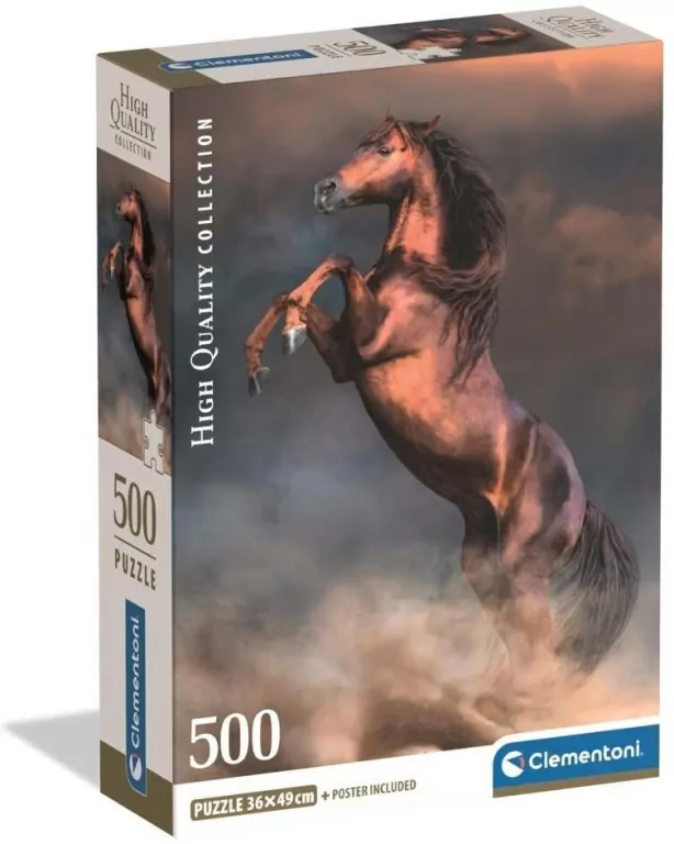 Puzzle 500 Compact Wild Red Stallion 35595 - tantis.pl