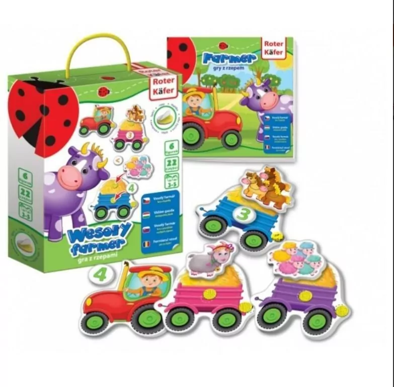 Wesoły farmer. Gra edukacyjna z rzepami. RK1040-03 - tantis.pl