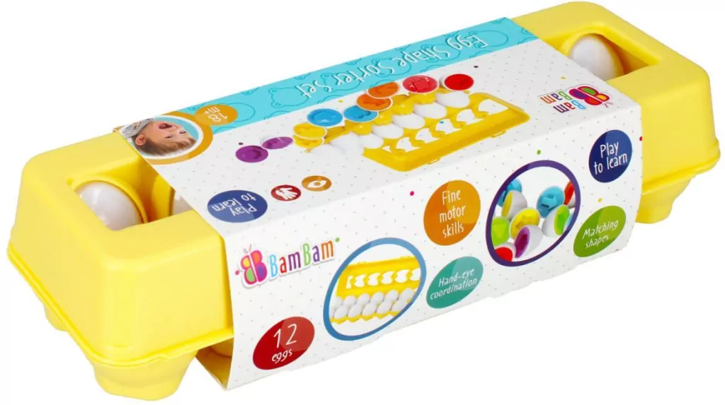 Zabawka edukacyjna Sorter Jajka BAM BAM - tantis.pl