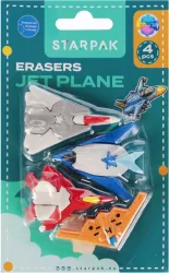 Gumka do mazania 3D puzzle 4 sztuki Samoloty