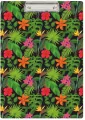 Klip A4 deska z nadrukiem flowers - tantis.pl