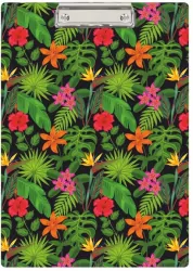 Klip A4 deska z nadrukiem flowers