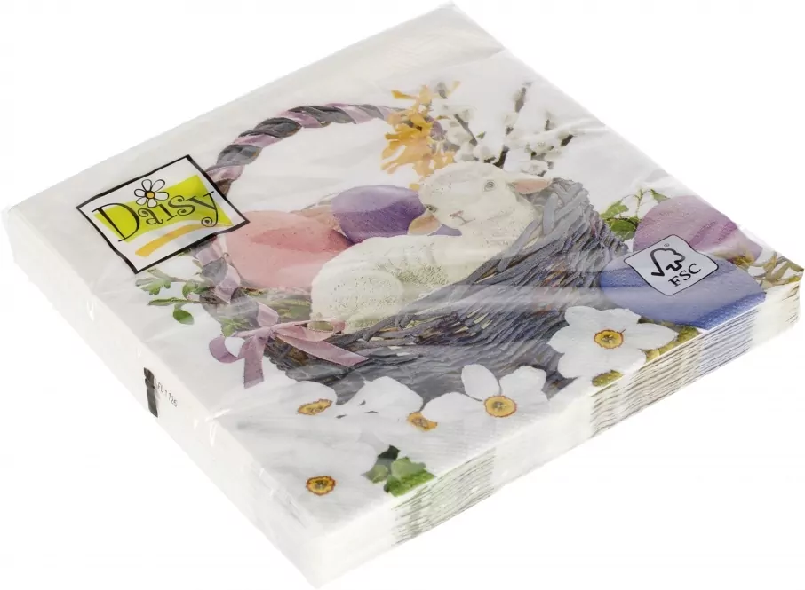 Serwetki 33x33cm Daisy Wielkanocne 20szt - tantis.pl