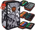 Coolpack. Piórnik 3-komorowy z wyposażeniem. Jumper 3, Grey Bal - tantis.pl