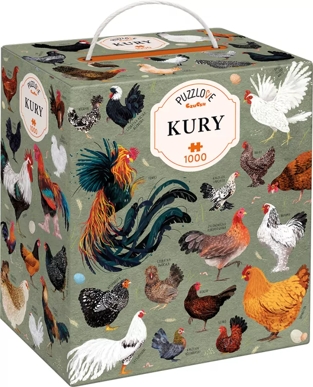 CzuCzu. Puzzle 1000. Puzzlove Kury - tantis.pl