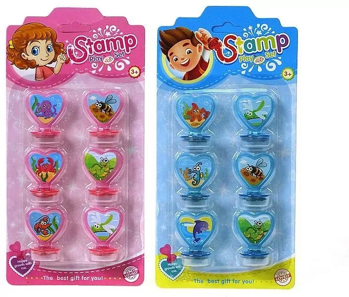 Stempelki serduszka zwierzęta MIX - tantis.pl