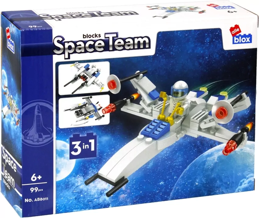 Klocki konstrukcyjne. Statek kosmiczny - tantis.pl