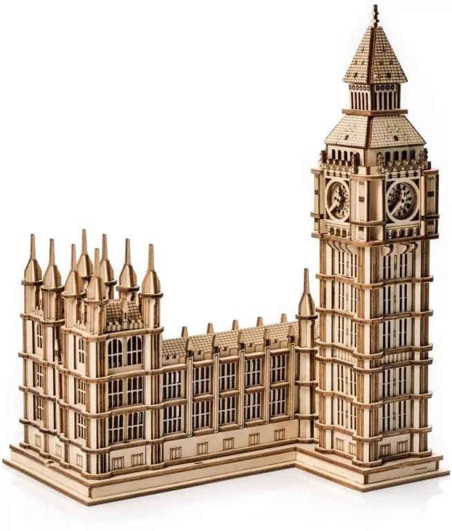 Puzzle drewniane 3D. Big Ben - tantis.pl