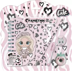 Pamiętnik z kłódką 2w1 + przybory Best Friends 10