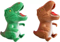 Gniotek dinozaur T-Rex gumowy 1szt.mix