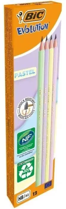 Ołówek bez gumki pastel 12szt BIC - tantis.pl