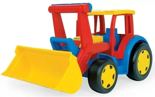 Gigant traktor ładowarka czerwono żółty - tantis.pl