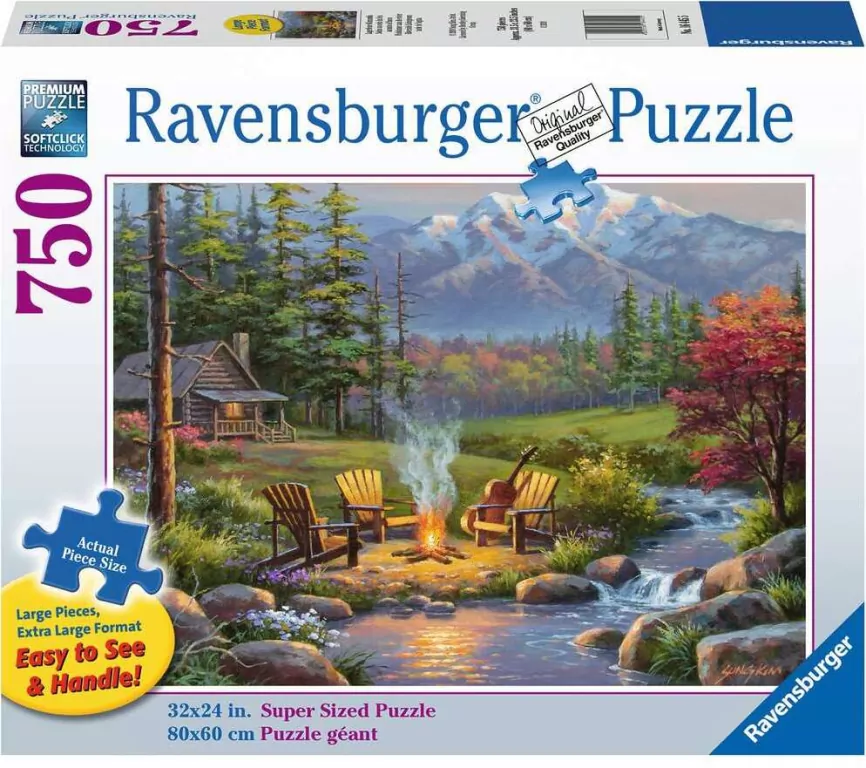 Puzzle 750 Salon nad rzeką - tantis.pl