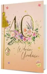 Karnet B6 Urodziny 40