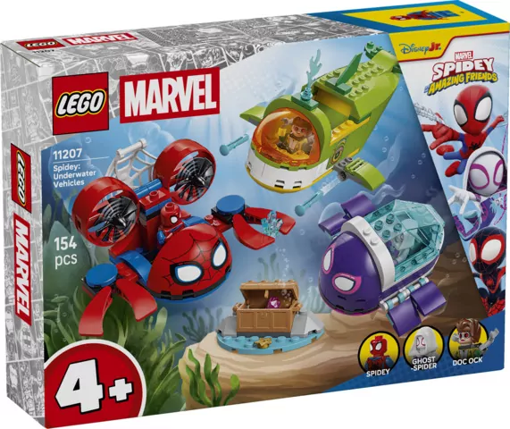 LEGO® Spidey. Podwodne pojazdy 11207 - tantis.pl